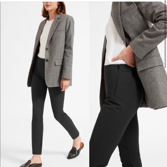Everlane Dress Pants Side Zip Elastic Waist 4 CQ - Picture 10 of 11